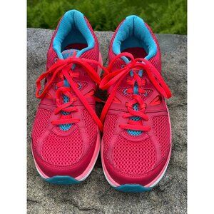 Nike Dual Fusion Lite Hot Pink Blue Running Shoes Women Size 8.5